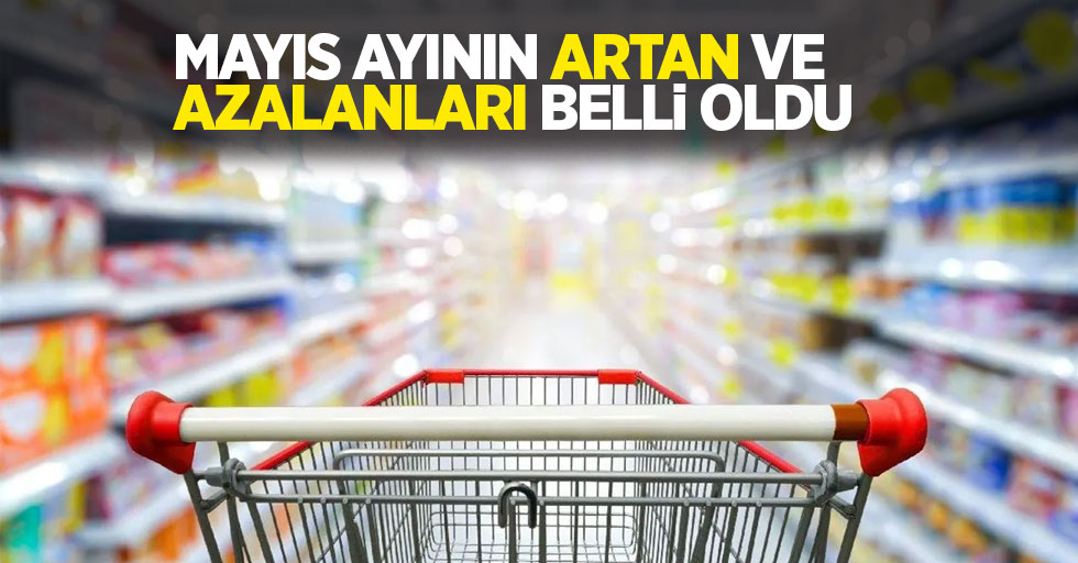 Mayıs ayının artan ve azalanları belli oldu