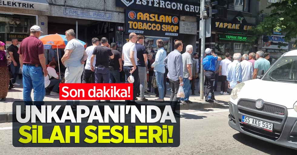 Son dakika! Unkapanı'nda silah sesleri!