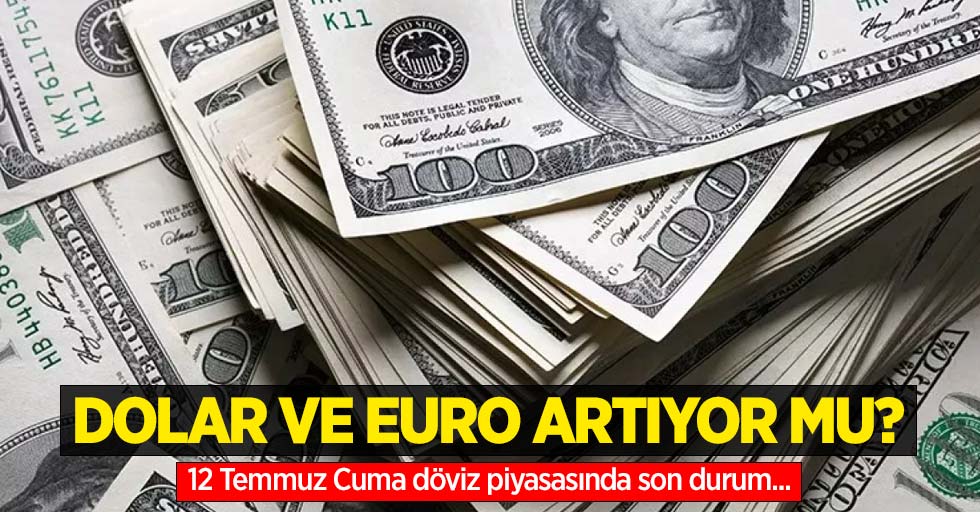 12 Temmuz Cuma dolar ne kadar oldu, euro ne kadar?