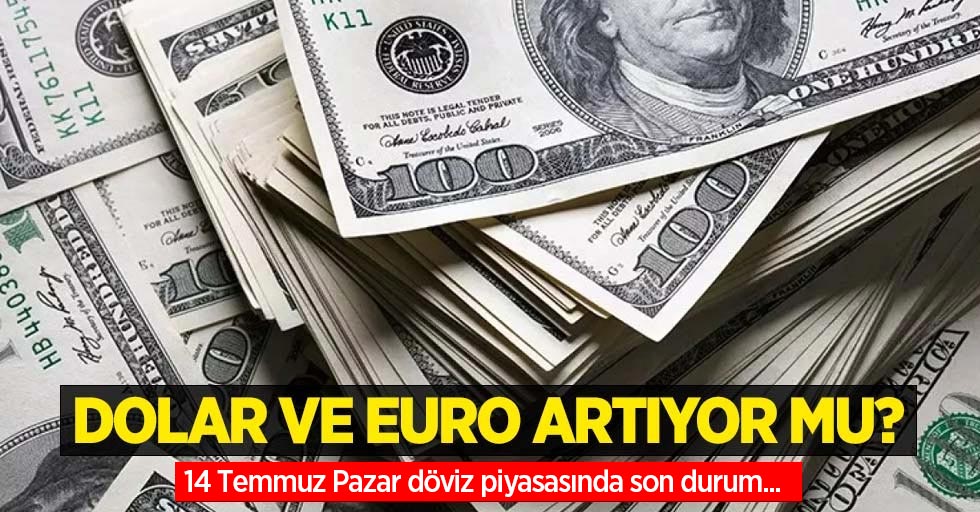 14 Temmuz Pazar dolar ne kadar oldu, euro ne kadar?