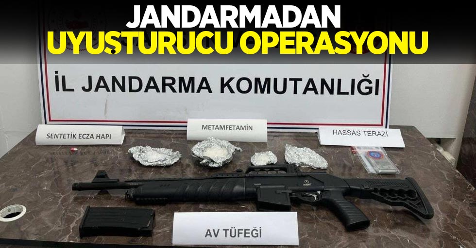 Jandarmadan uyuşturucu operasyonu