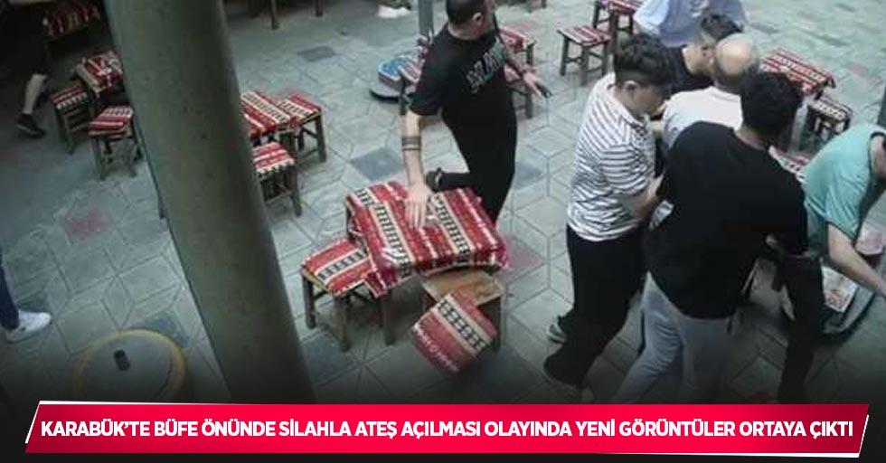 Karabük’te büfe önünde silahla ateş açılması olayında yeni görüntüler ortaya çıktı