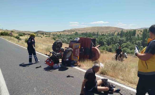 Malatya’da çapa motoru devrildi: 1 ölü, 1 ağır yaralı