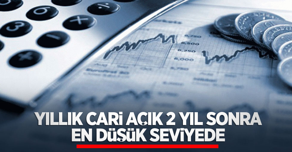 Yıllık cari açık 2 yıl sonra en düşük seviyede