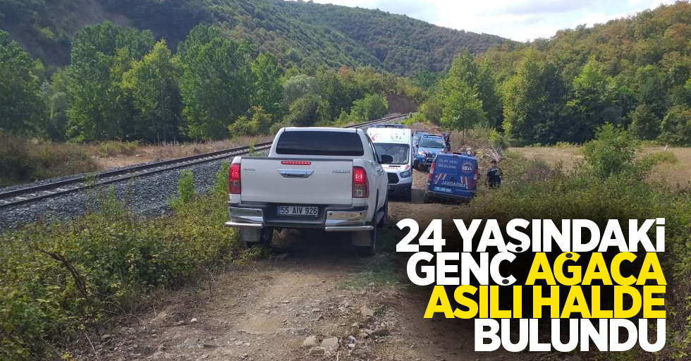 24 yaşındaki genç ağaca asılı halde bulundu