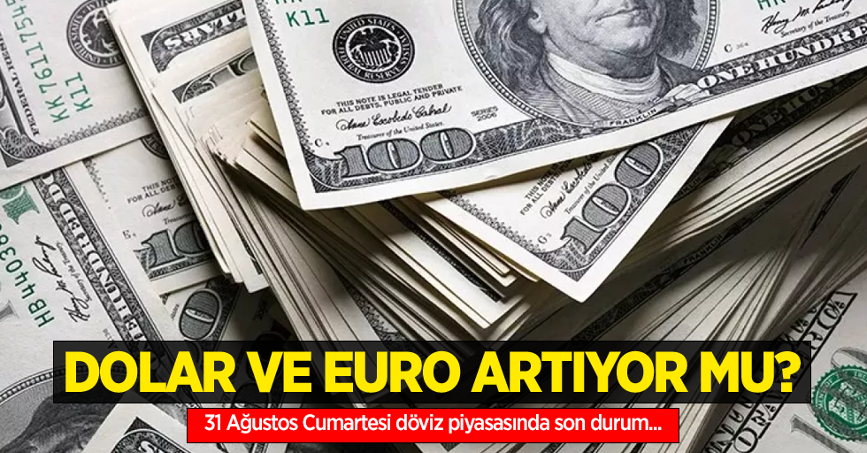 31 Ağustos Cumartesi dolar ne kadar oldu, euro ne kadar?