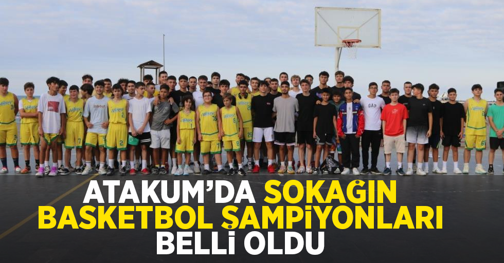 Atakum'da sokağın Basketbol Şampiyonları belli oldu