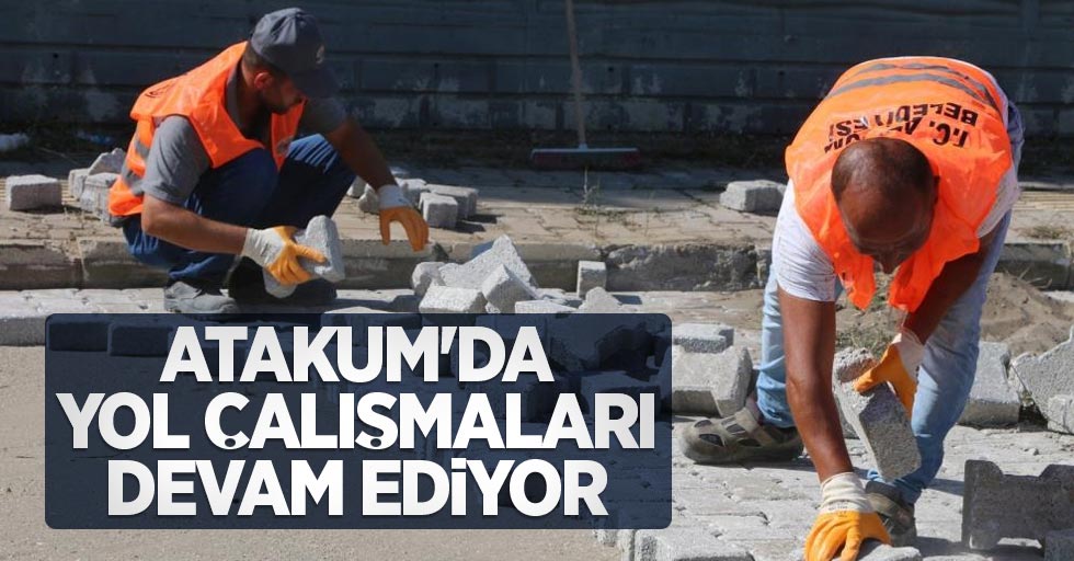 Atakum’da yol çalışmaları devam ediyor