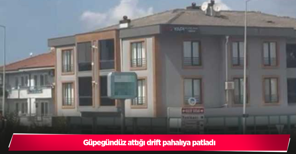 Güpegündüz attığı drift pahalıya patladı