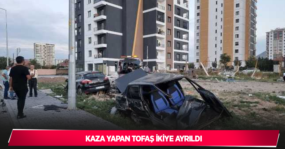 Kaza yapan Tofaş ikiye ayrıldı