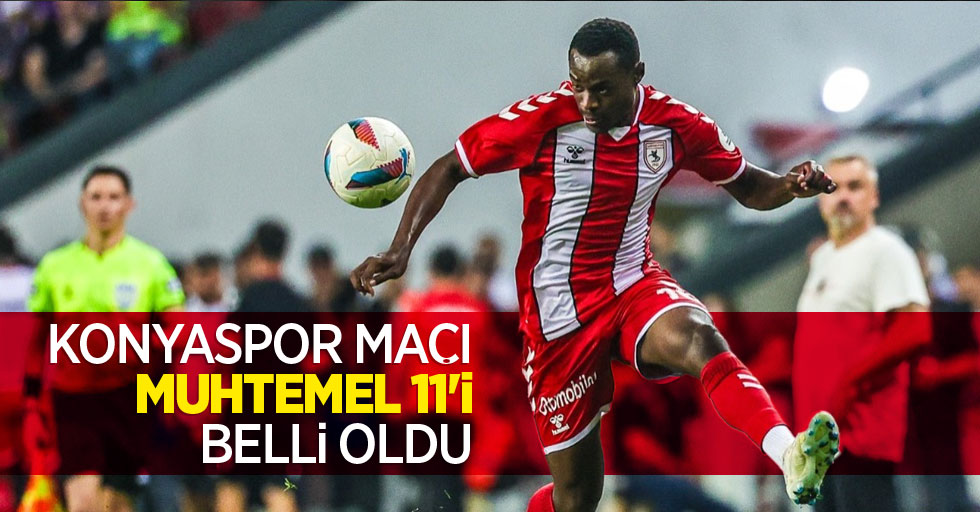 Konyaspor maçı muhtemel 11'i belli oldu