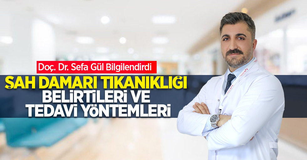 Op. Dr. Sefa Gül bilgilendirdi: Şah damarında tıkanıklık belirtileri ve tedavi yöntemi