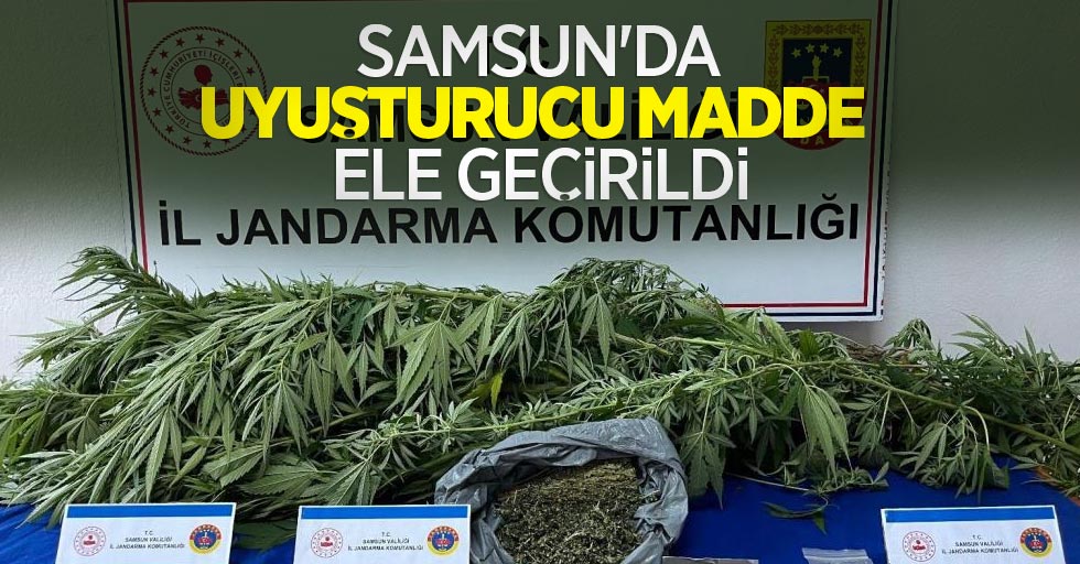 Samsun'da uyuşturucu madde ele geçirildi