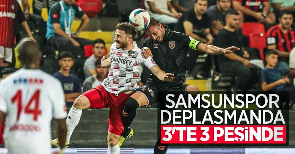 SAMSUNSPOR DEPLASMANDA 3'TE 3 PEŞİNDE