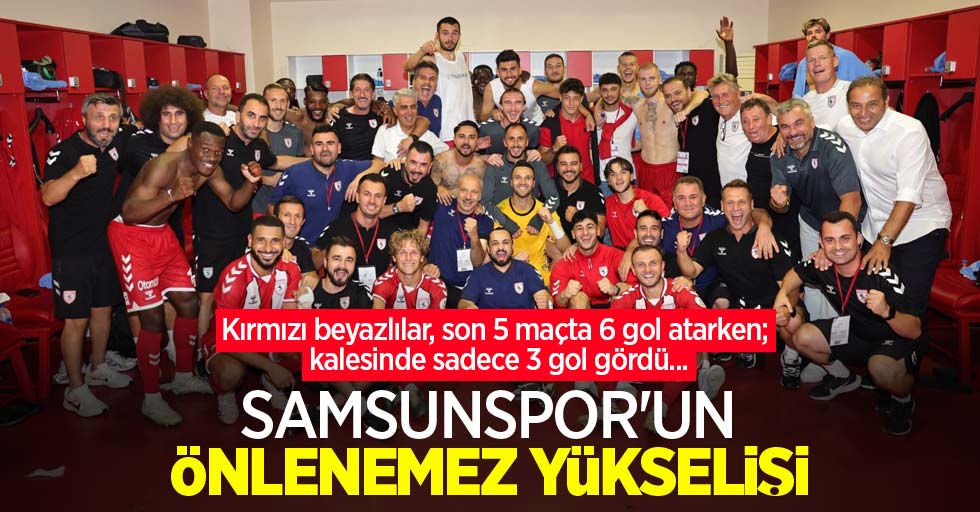 Samsunspor'un önlenemez yükselişi