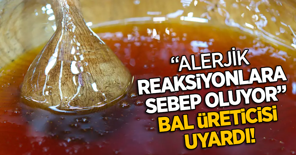 "Alerjik reaksiyonlara sebep oluyor" Bal üreticisi uyardı!