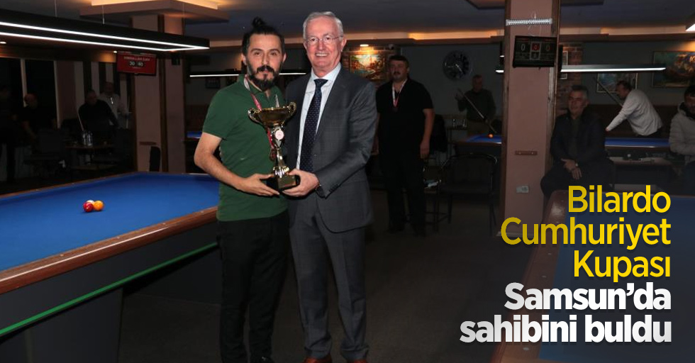 Bilardo Cumhuriyet Kupası Samsun’da sahibini buldu