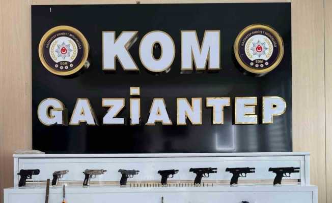 Gaziantep’te silah kaçakçılarına operasyon: 2 gözaltı