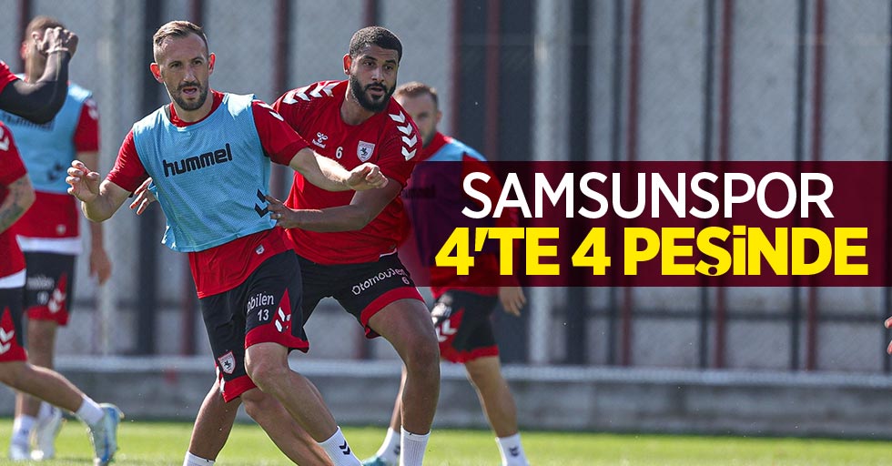 Samsunspor 4’te 4 peşinde