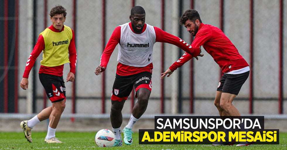 Samsunspor'da A.Demirspor mesaisi