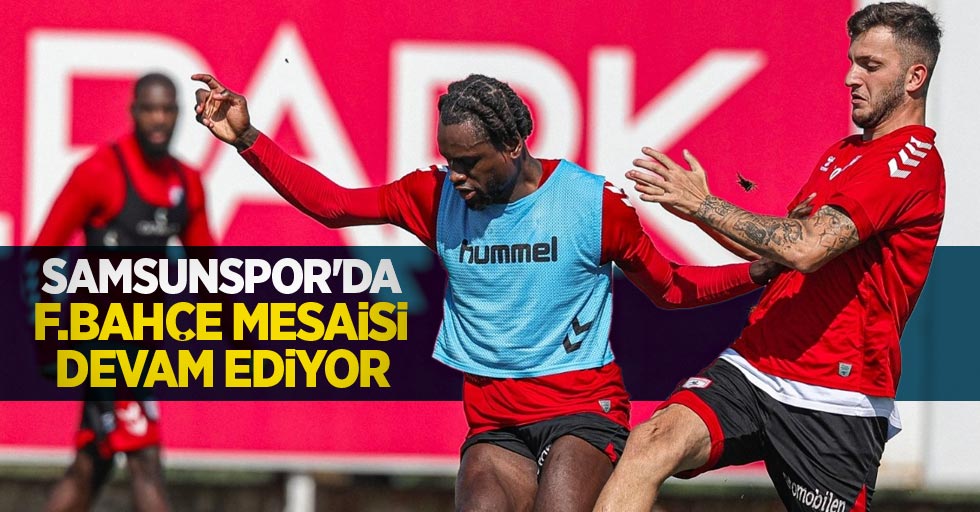 Samsunspor'da F.Bahçe mesaisi devam ediyor