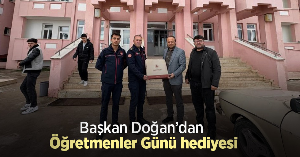 Başkan Doğan’dan Öğretmenler Günü hediyesi