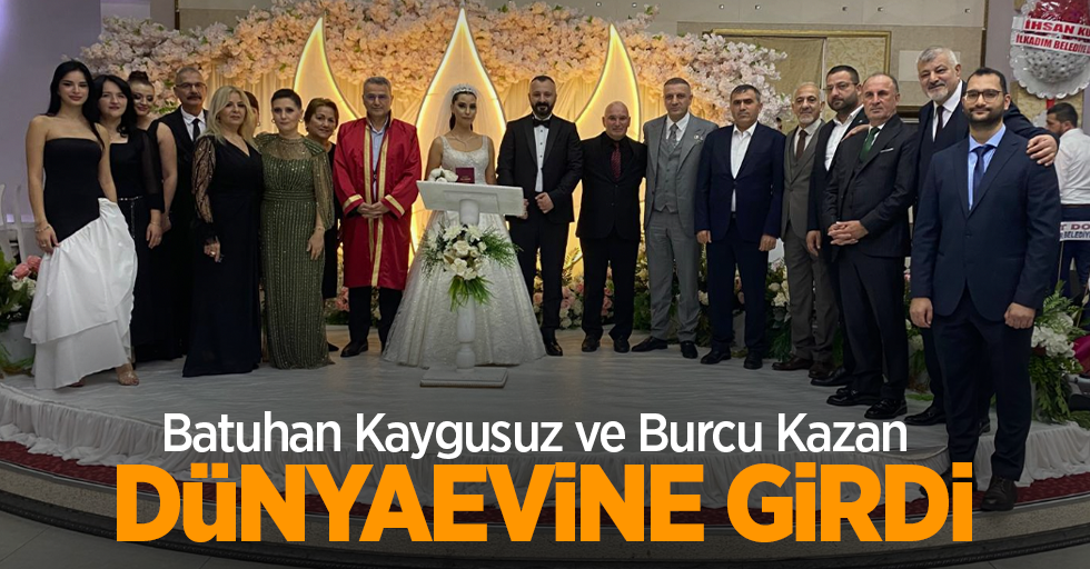 Batuhan Kaygusuz ve Burcu Kazan Dünyaevine Girdi