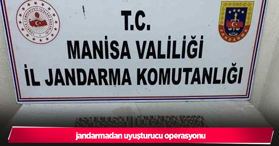 jandarmadan uyuşturucu operasyonu