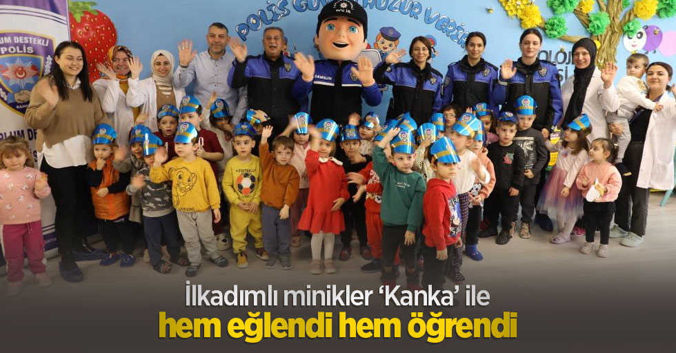 İlkadımlı minikler ‘Kanka’ ile hem eğlendi hem öğrendi