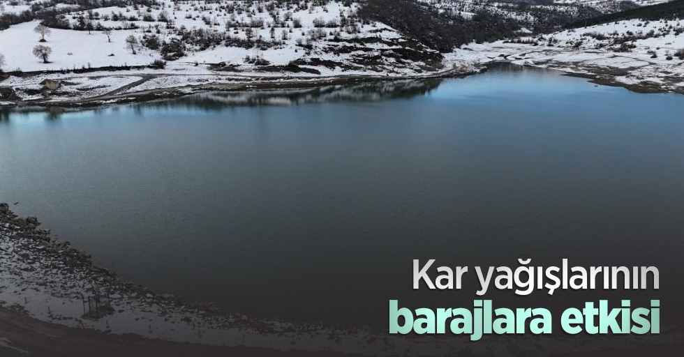 Kar yağışlarının barajlara etkisi