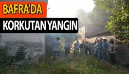 Bafra'da Yangın