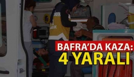 Bafra'da Kaza: 4 Yaralı