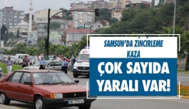 Samsun’da zincirleme kaza: 4 yaralı