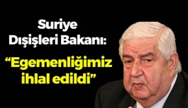 Suriye Dışişleri Bakanı: 'Egemenliğimiz ihlal edildi'