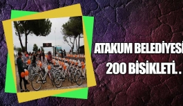 Atakum Belediyesi 200 bisikleti...