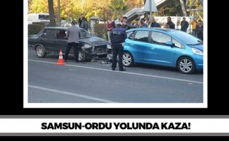 Samsun-Ordu Yolunda Kaza!