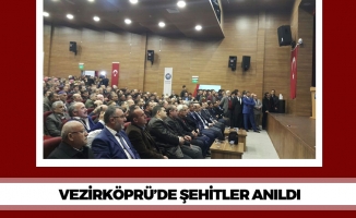 Vezirköprü'de Şehitler İçin Anma Programı