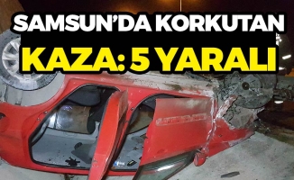 Samsun'da Korkutan Kaza: 5 Yaralı