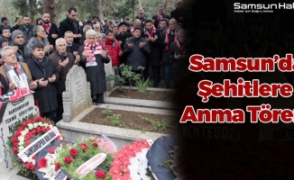 Samsun'da Şehitlere Anma Töreni!