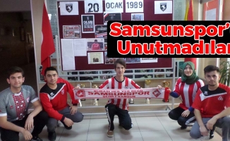 Samsun’da Öğrenciler Samsunsporu’u Unutmadı