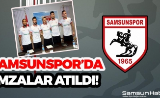 Samsunspor'da İmzalar Atıldı