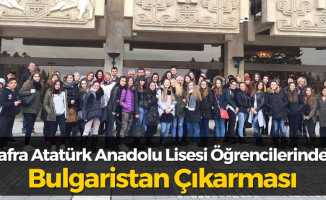 Bafra Atatürk Anadolu Lisesi Öğrencilerinden Bulgaristan Çıkarması