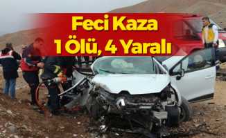 Feci Kaza: 1 Ölü, 4 Yaralı