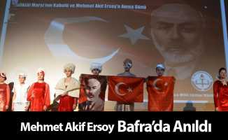 Mehmet Akif Ersoy Bafra'da Anıldı