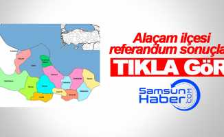 Samsun Alaçam ilçesi referandum sonuçları