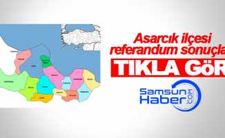 Samsun Asarcık ilçesi referandum sonuçları