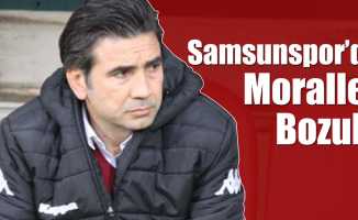 Samsunspor'da moraller bozuk