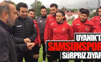 Uyanık'tan Samsunspor'a sürpriz ziyaret