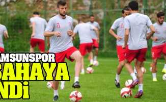 Samsunspor sahaya iniyor 