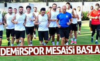 A.Demirspor mesaisi başladı 